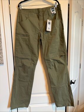 Women’s Convertible Hiking Pants- CQR Olive Green New With Tags